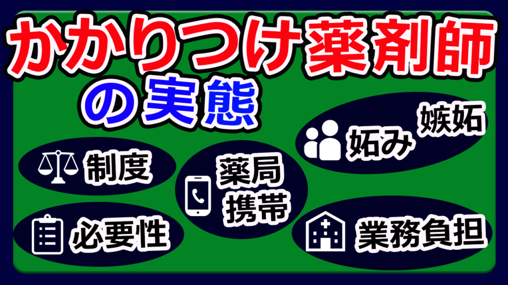 かかりつけ薬剤師の実態